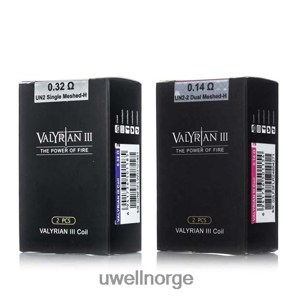 UWELL Flavors - UWELL VALYRIAN 3 erstatningsspoler | 2-pakning D6204Z20 fecrai 0,14ohm