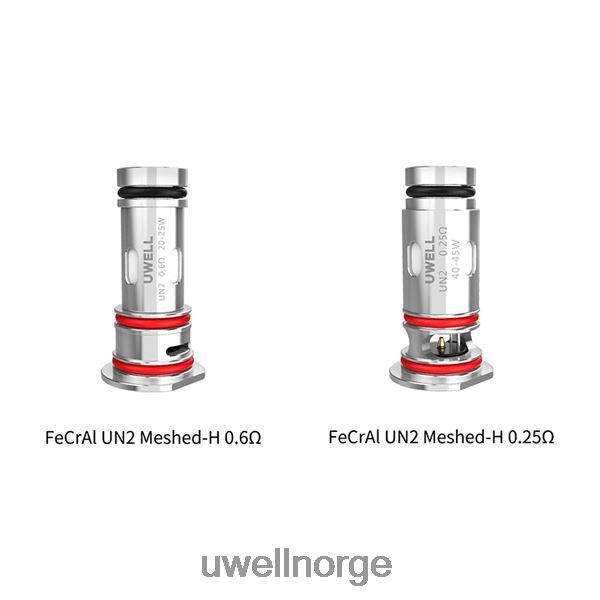 UWELL Norge - UWELL HAVOK V1 spoler (4-pakning) D6204Z151 0,6 ohm