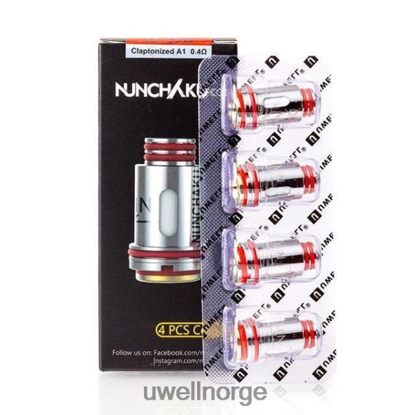 UWELL Norge - UWELL NUNCHAKU spoler (4-pakning) D6204Z261 0,25 ohm