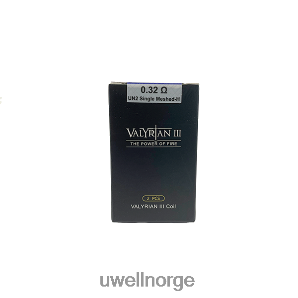 UWELL Norge - UWELL VALYRIAN 3 erstatningsspoler | 2-pakning D6204Z21 ss316l 0,32 ohm
