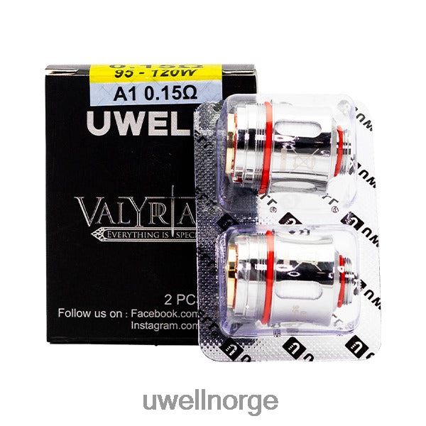 UWELL Sale - UWELL VALYRIAN erstatningsspole (2-pakning) D6204Z259 a1 0,15 ohm