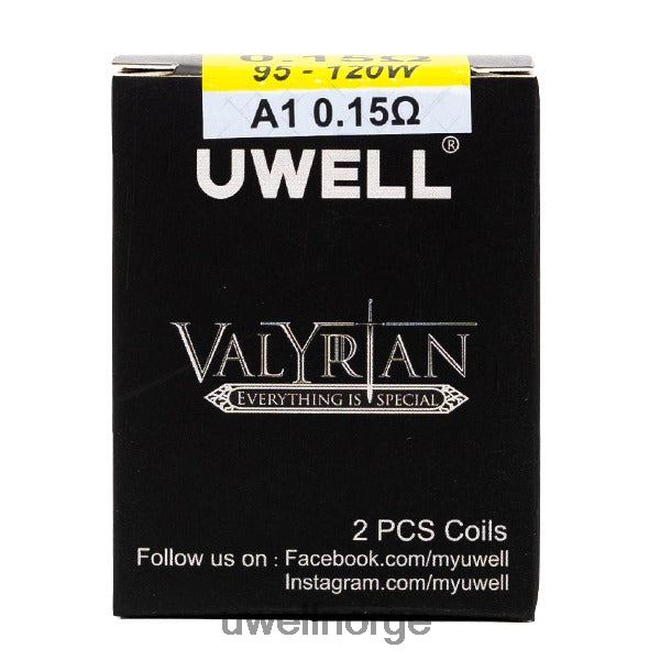 UWELL Sale - UWELL VALYRIAN erstatningsspole (2-pakning) D6204Z259 a1 0,15 ohm